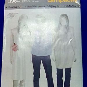 Simplicity Misses dress tunic top 4-12